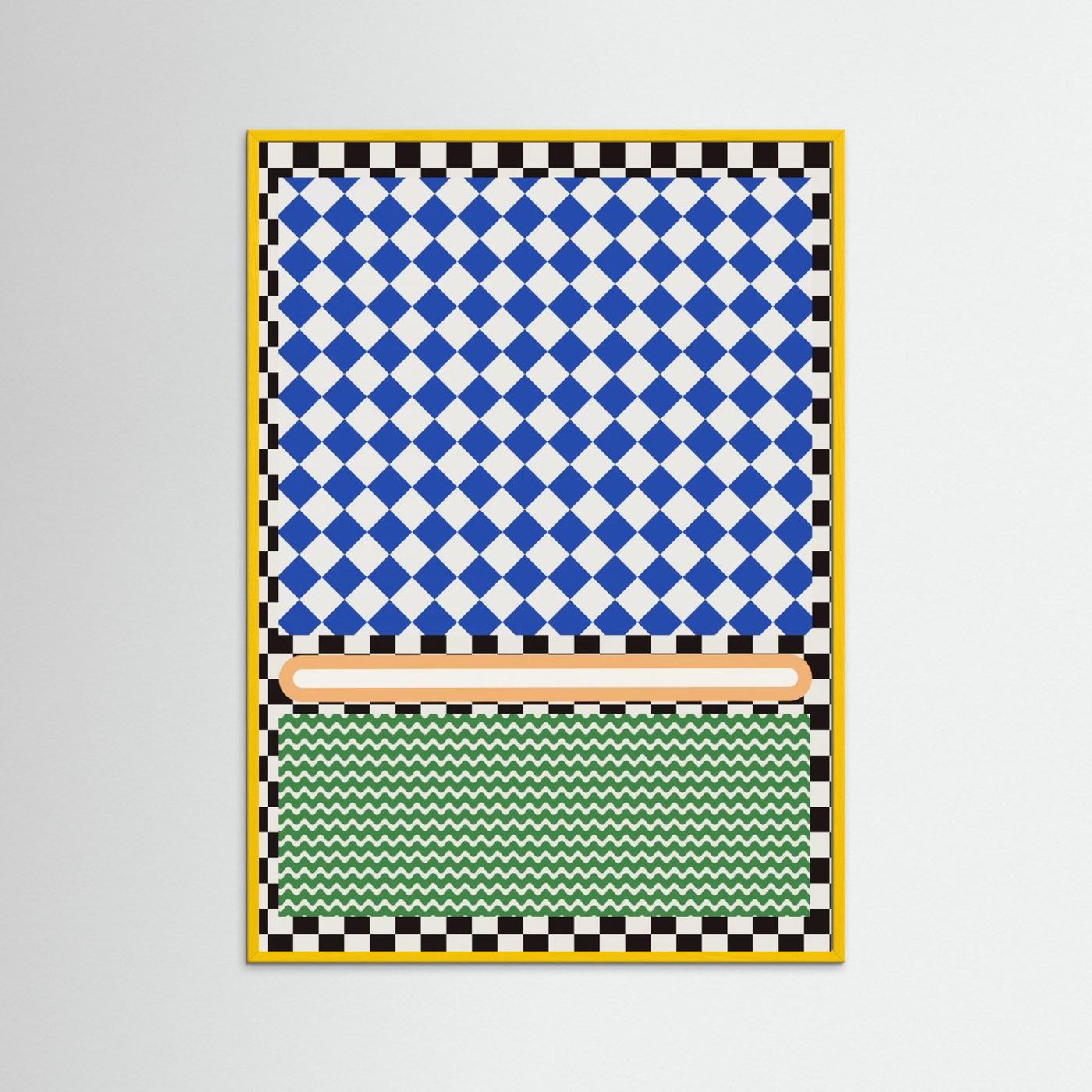 Checkered rothko inspirration by Little Dean