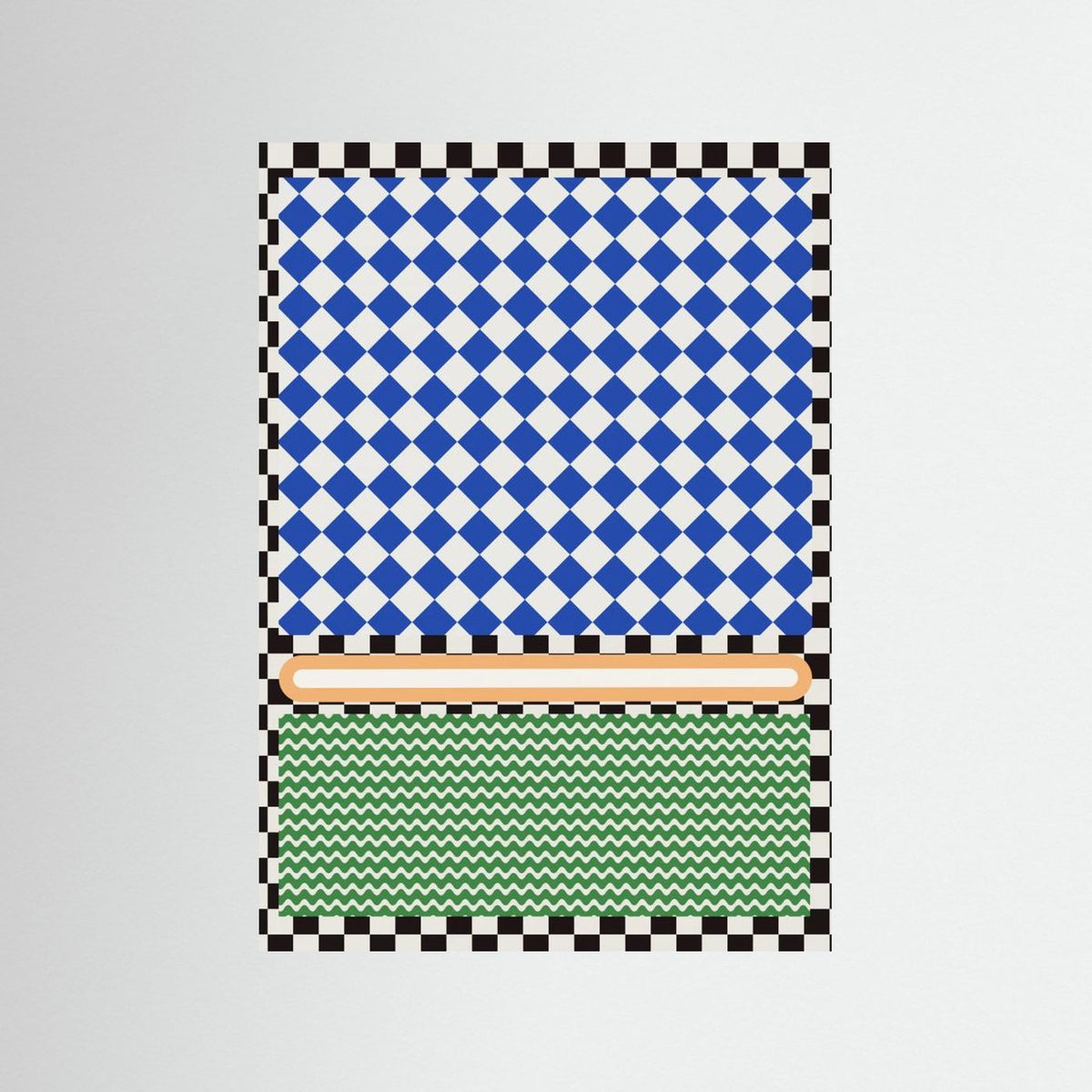 Checkered rothko inspirration by Little Dean