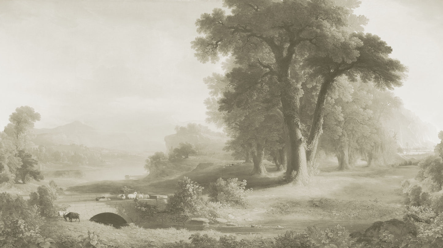 Bad Zurzach Beige Landscape Wallpaper Mural