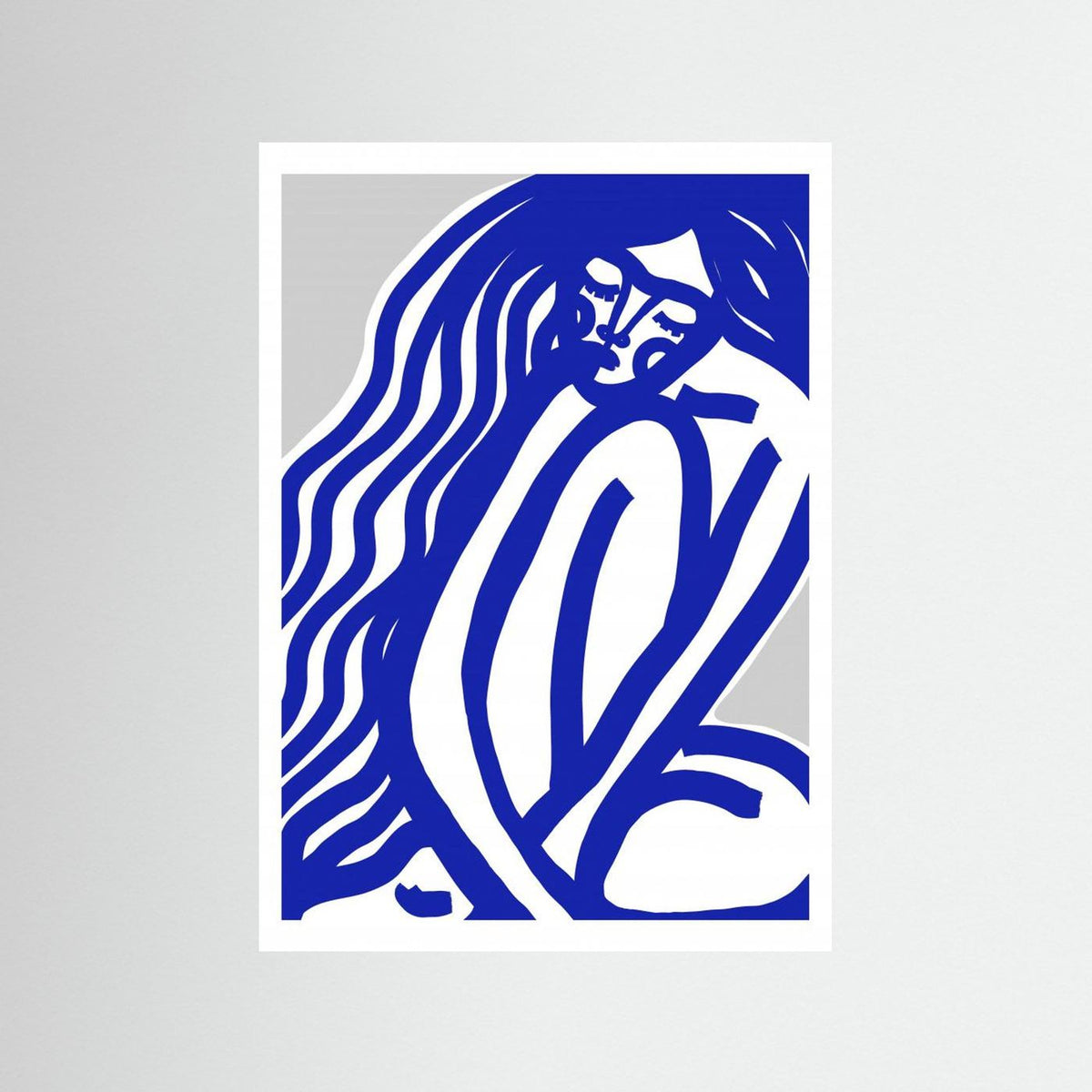 Poster: The Silence (Blue) by Treechild