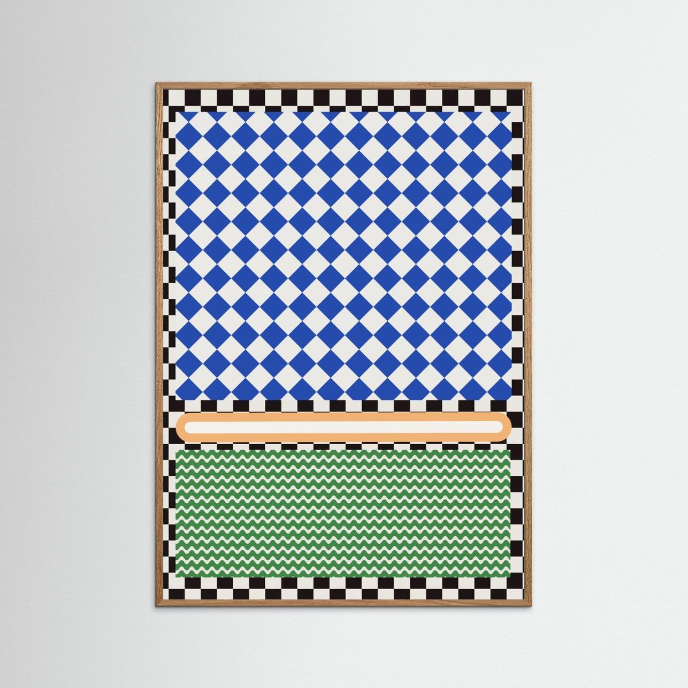 Checkered rothko inspirration by Little Dean