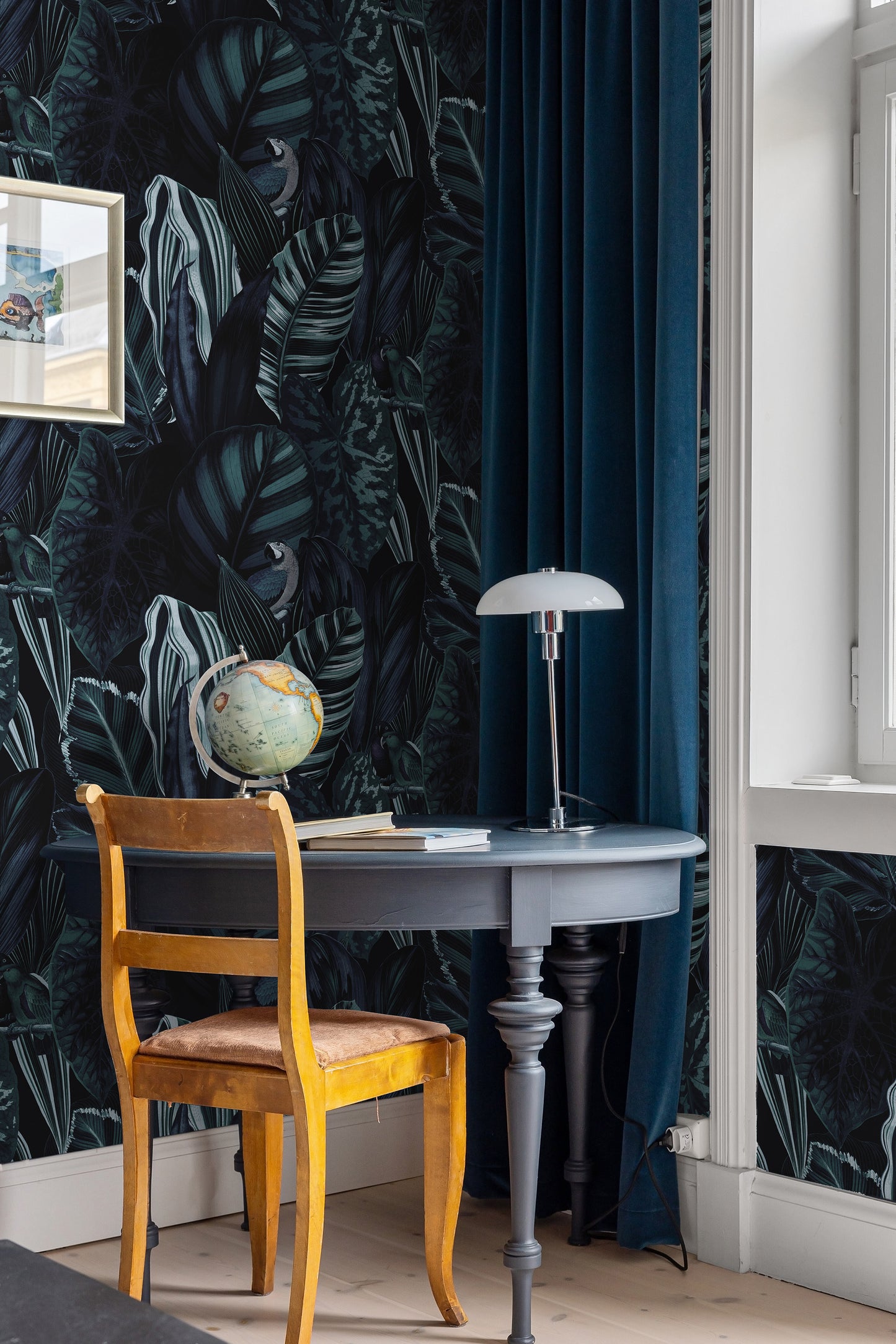 Tropical Leaves Blue