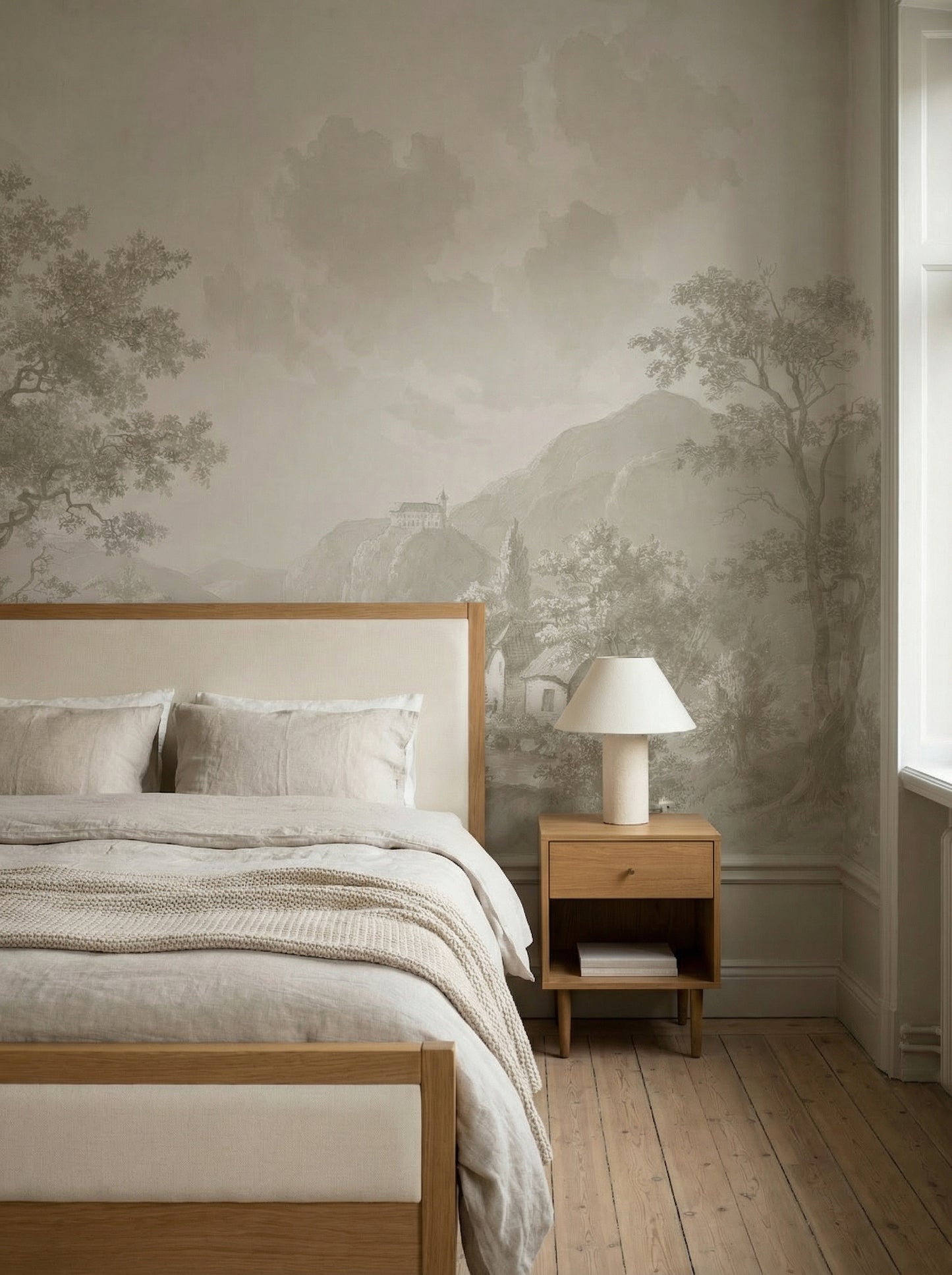 Mountain Landscape Beige